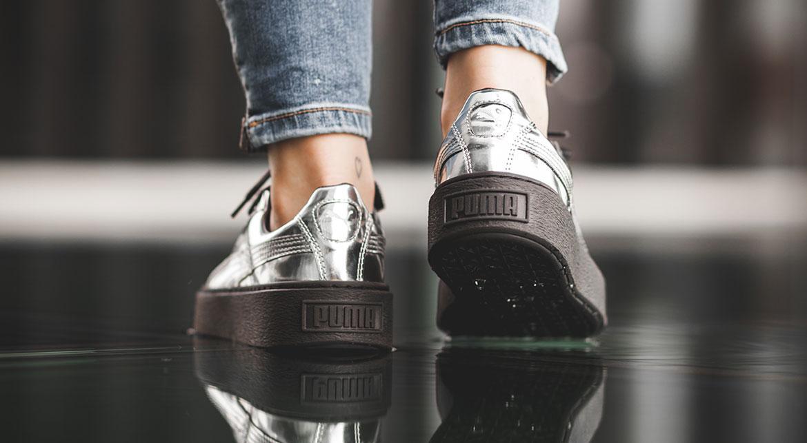 Puma Basket Platform Metallic 
